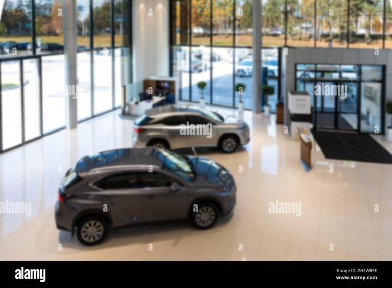 auto moderne in un elegante showroom 1