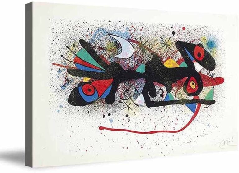 colorati dipinti astratti di joan miro