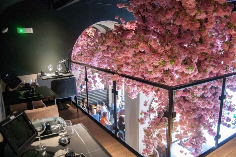 Che cos'è la Sakura Fusion Latina e quali piatti offre 44 fiori di ciliegio in un ristorante giapponese
