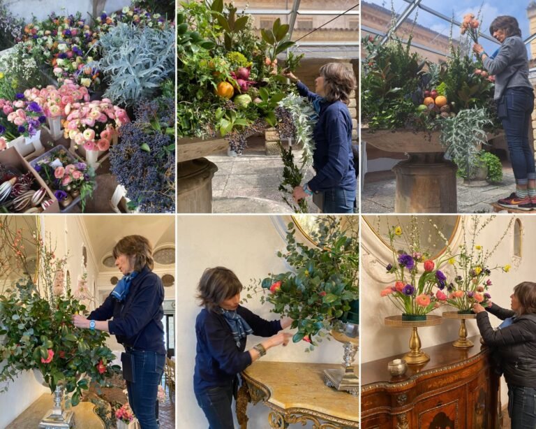 fiori e frutti in un design armonioso