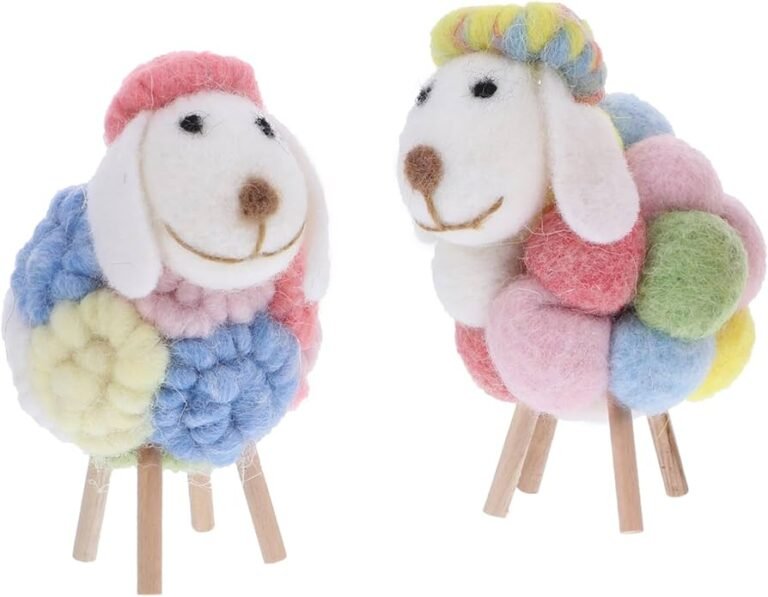 giocattoli in lana colorati e accattivanti