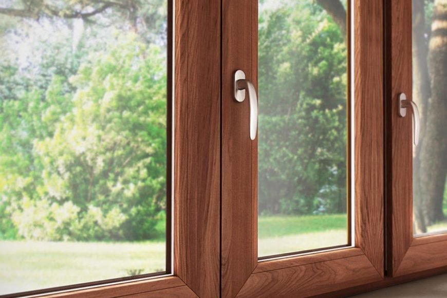 infissi moderni in legno e alluminio