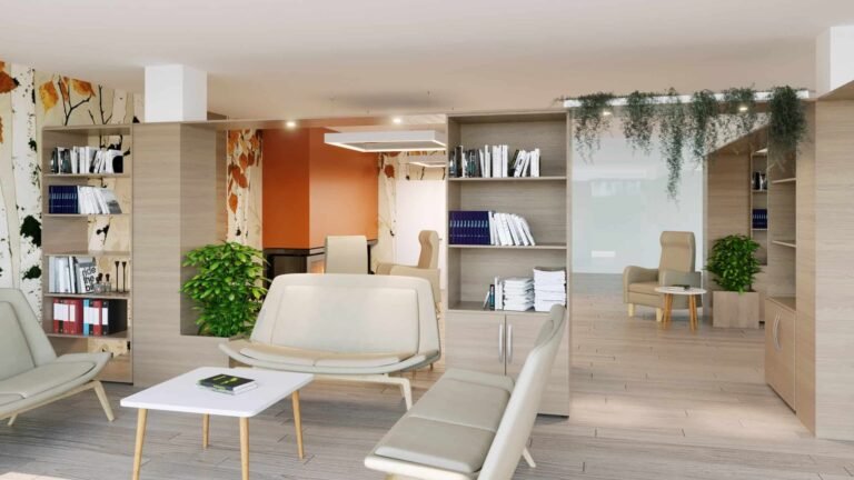 interno accogliente di una casa di cura