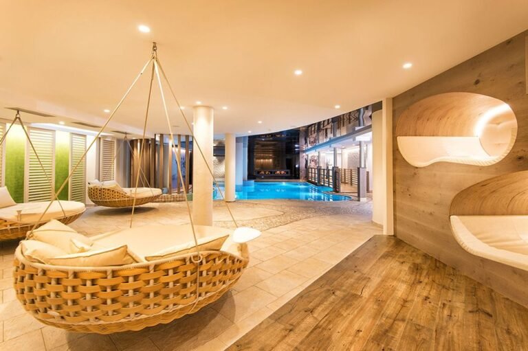 interno rilassante di una spa elegante