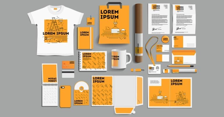 logo aziendale con elementi di servizi offerti