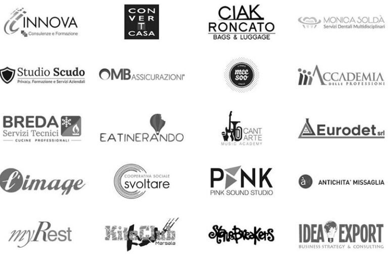 logo moderno di unazienda di servizi