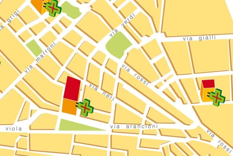 Dove si trova la farmacia in via Don Primo Mazzolari 21 mappa con indicazione della farmacia