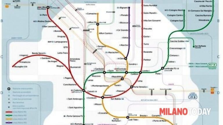 mappa di milano con mosca in evidenza