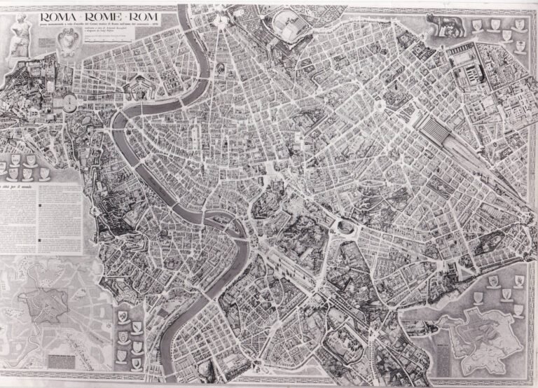 mappa stilizzata di san paolo roma