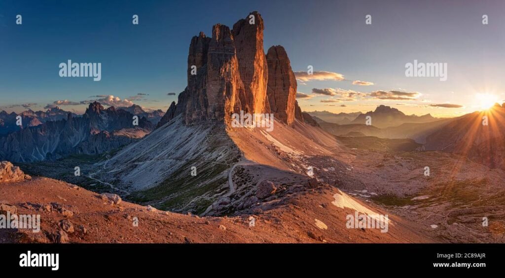 Quali sono i migliori camping park e baite nelle Dolomiti S.R.L 1 panorama mozzafiato delle dolomiti al tramonto