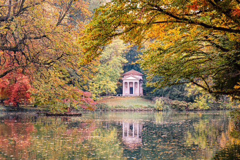 parco di monza con alberi e laghetti