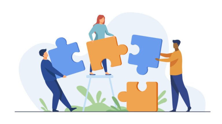 persone che collaborano in un progetto comunitario