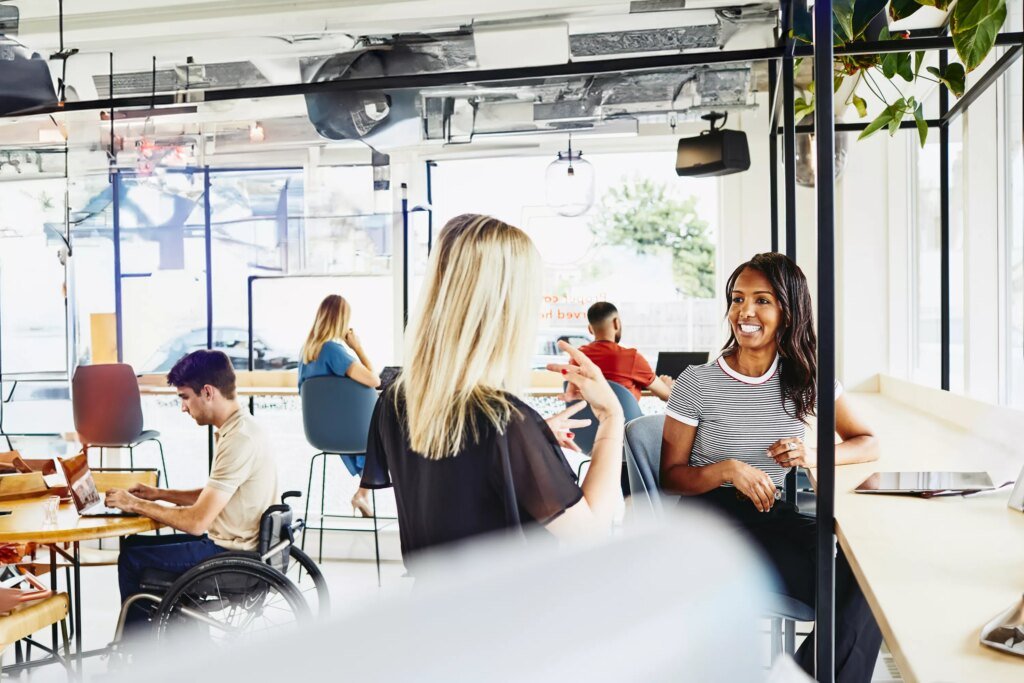 rappresentazione di un colloquio di lavoro