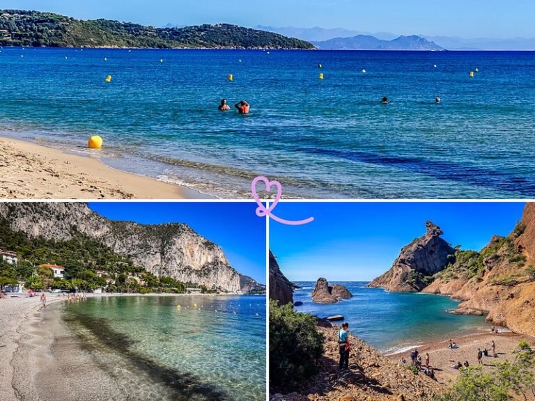 spiagge e scogliere della costa azzurra
