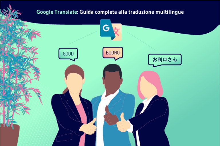 traduttore che collabora con documenti multilingue