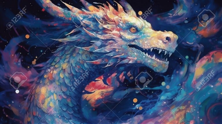 Cosa significa "Dar sor Olimpio al drago" nella cultura popolare 28 un drago che guarda un cielo stellato