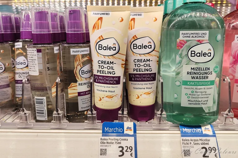 un negozio dm ben fornito a rimini