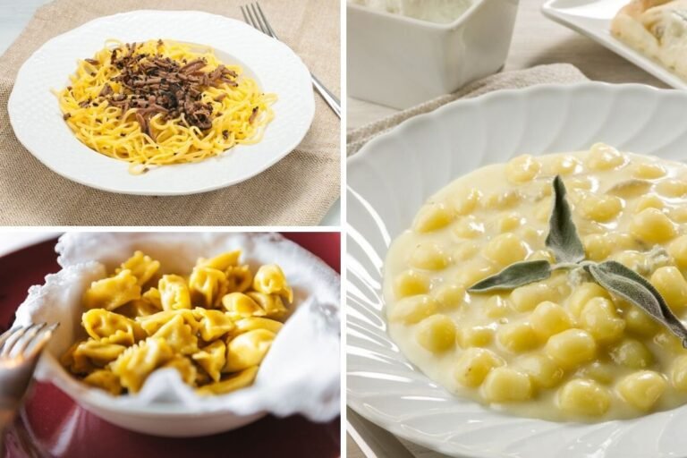 un piatto tipico di cucina italiana