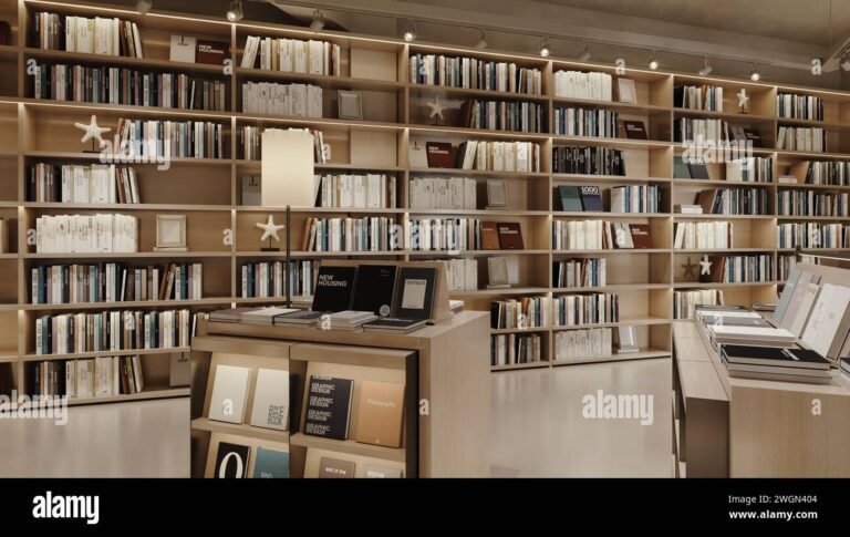 una libreria accogliente con scaffali di libri