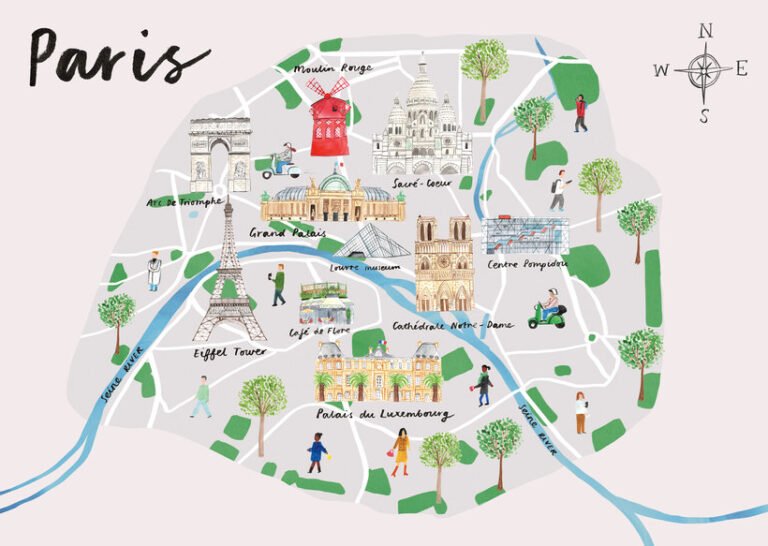 una mappa dettagliata del negozio