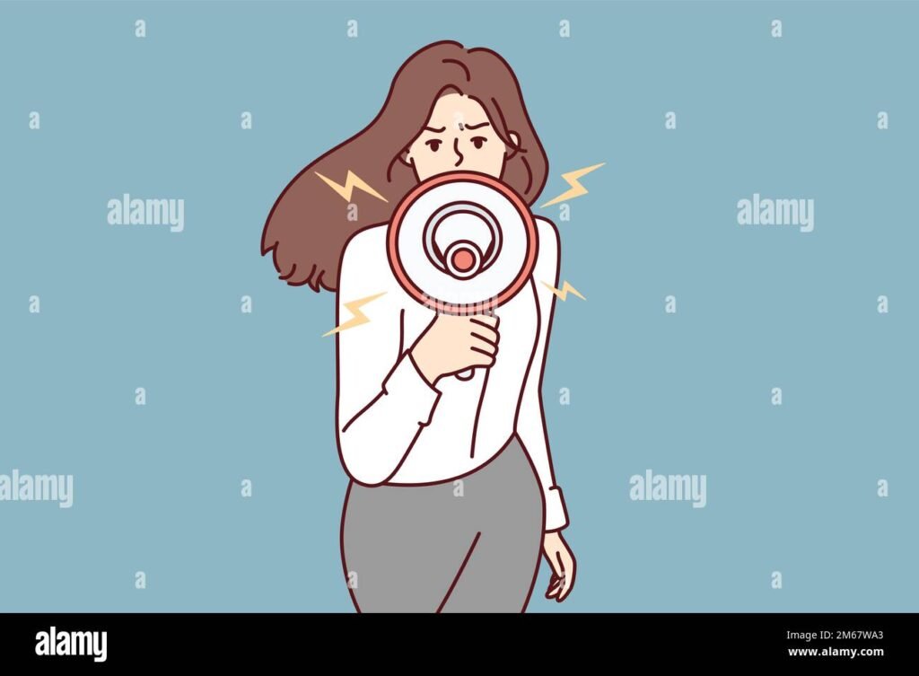 unillustrazione di una giovane femmina coraggiosa