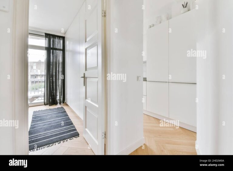 vista di un elegante condominio moderno