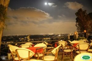 vista panoramica del ristorante lo zodiaco
