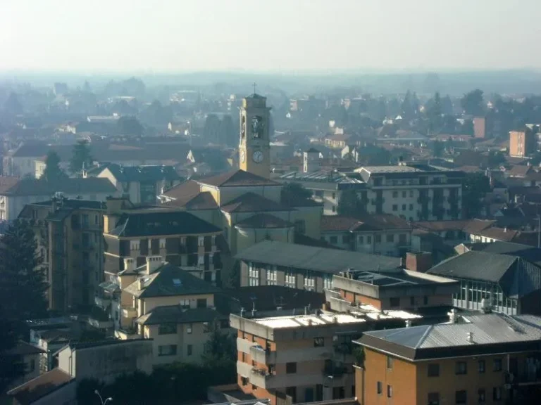 vista panoramica della citta di parabiago