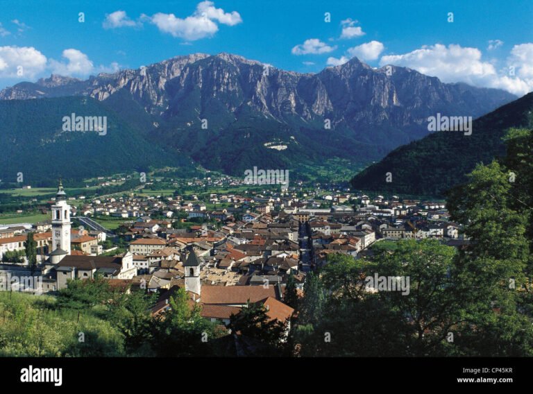 vista panoramica di borgo valsugana