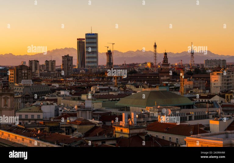 Cosa vedere a Milano e nel sud per un'esperienza slow indimenticabile 24 vista panoramica di milano al tramonto