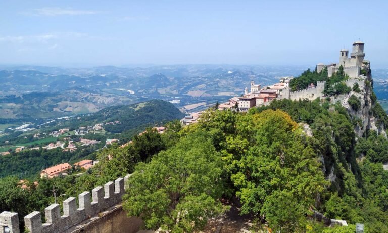 vista panoramica di san marino